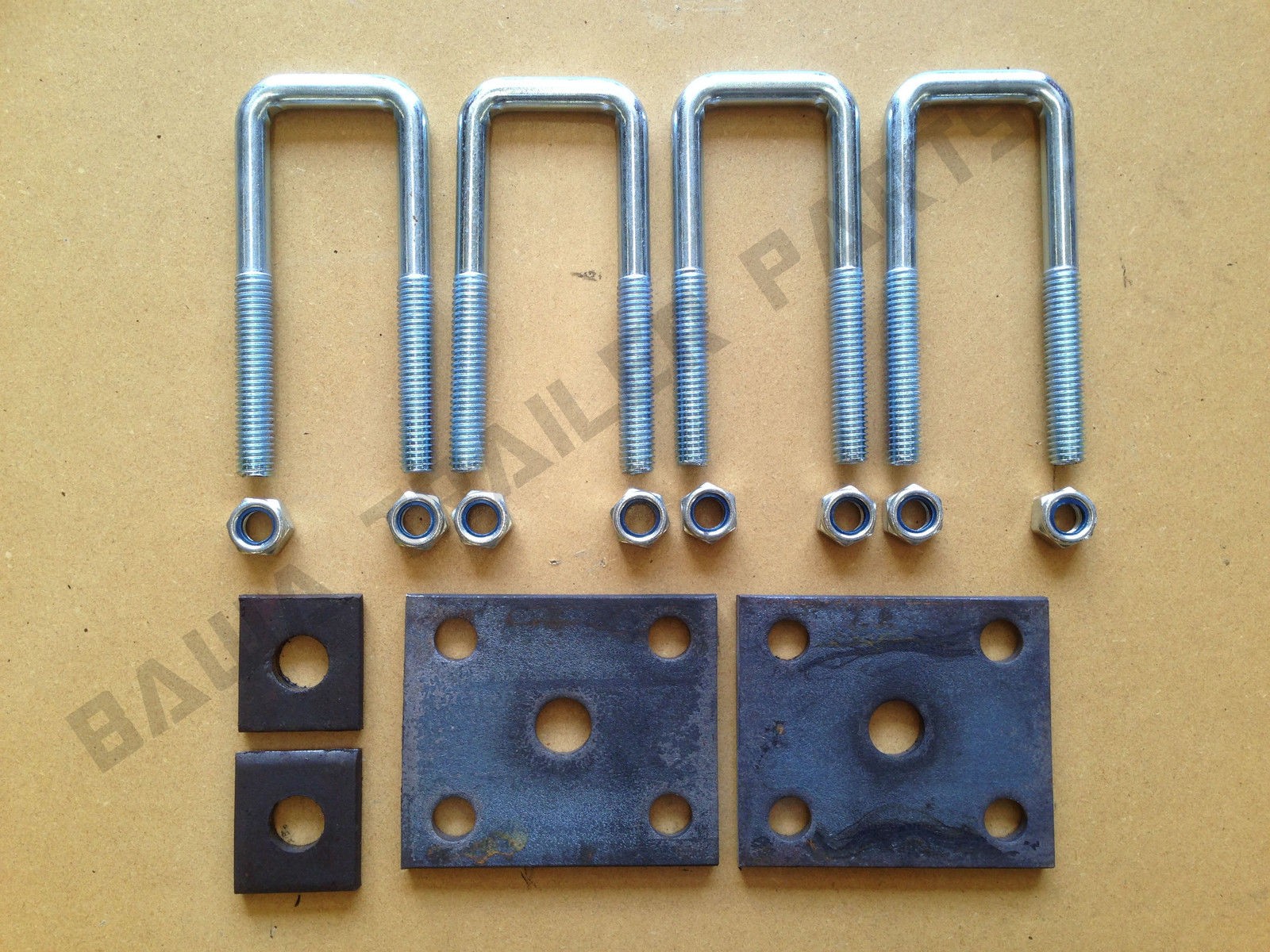 U Bolt Kit 5/8" - Customisable to suit Axle and Springs
