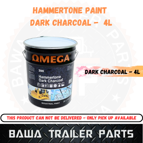 Paint Dark Charcoal - Hammertone Finish 4 Litre! Perfect for Trailers