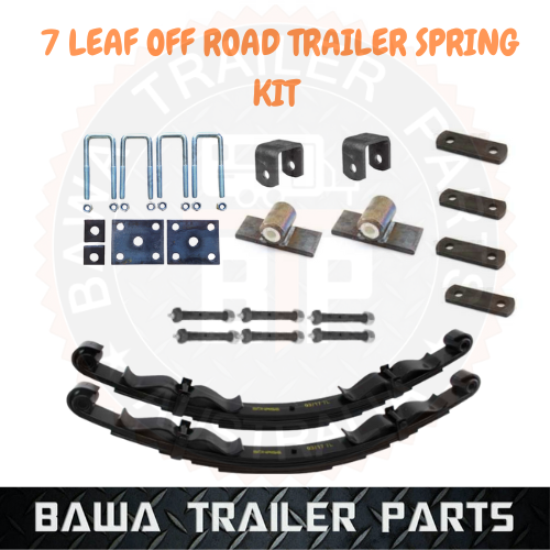 7 Leaf Off Road Trailer Spring Kit 1500KG Trailer Caravan Rebound Springs