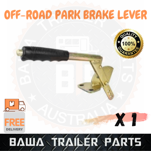 Off-Road Park Brake Lever For Override Coupling (Push button) ! Golden Bracket !
