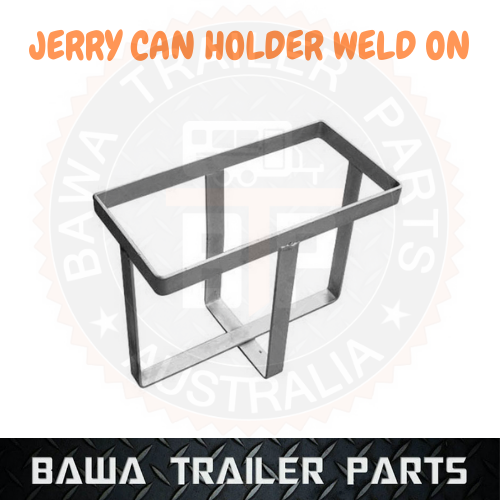 JERRY CAN HOLDER WELD ON GALVANIZED TRAILER CARAVANS BOTTLE HOLDER