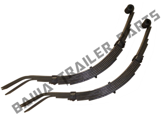 7 Leaf Slipper Springs Painted 45mmx6mm - 1150KG Rating a Pair