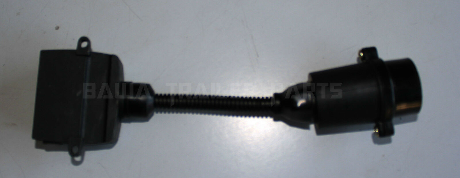 ADAPTOR PLUG -7 PIN ROUND MALE TO 7 PIN FLAT FEMALE PLUG TRAILER BOAT CONNECTOR - Image 3