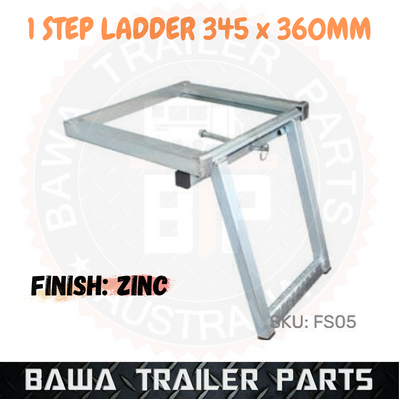 TRUCK DOOR Caravan UTE Trailer Folding Step 4x4 RV utility ladder Motor Home M5 - Image 2