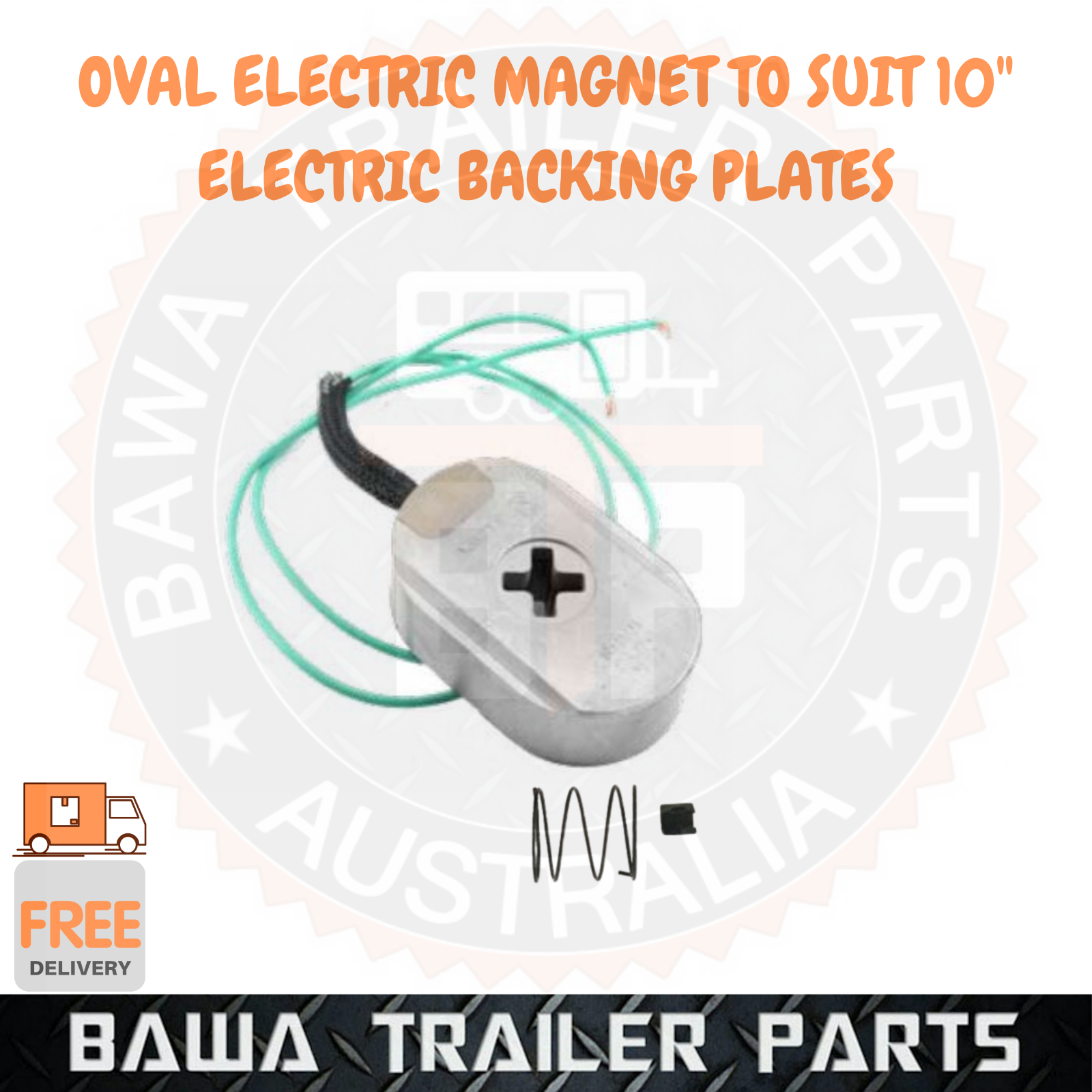 1 x 10" ELECTRIC MAGNET TO SUIT 10" ELECTRIC BACKING PLATE !! TRAILER MAGNET
