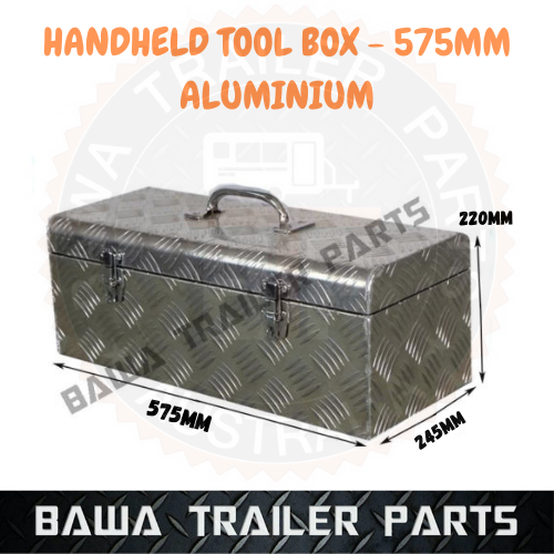 Handheld Toolbox - 575MM Aluminium - Portable !! TRAILER Tool Box - Image 2