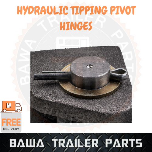 2 x Hydraulic Tipper Pivot Hinges Greaseable Ute-Tray Trailer Heavy Duty 7 Tonne - Image 4