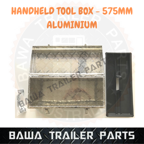 Handheld Toolbox - 575MM Aluminium - Portable !! TRAILER Tool Box - Image 3