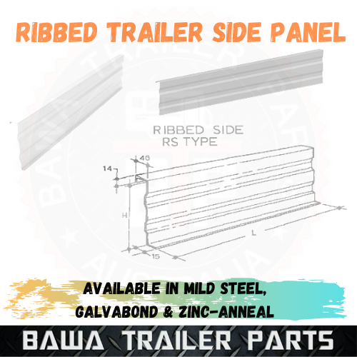 Ribbed Side Panel 2400mm Long