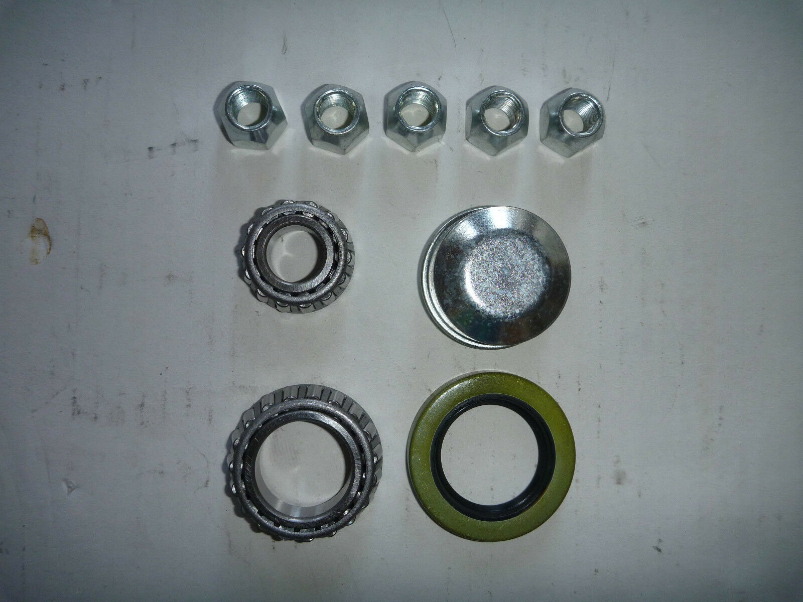 Trailer Brake Hub Drum 9" FORD/HT/HQ with Ford S/L or Holden LM Bearings Dust Cap Seal - Image 3