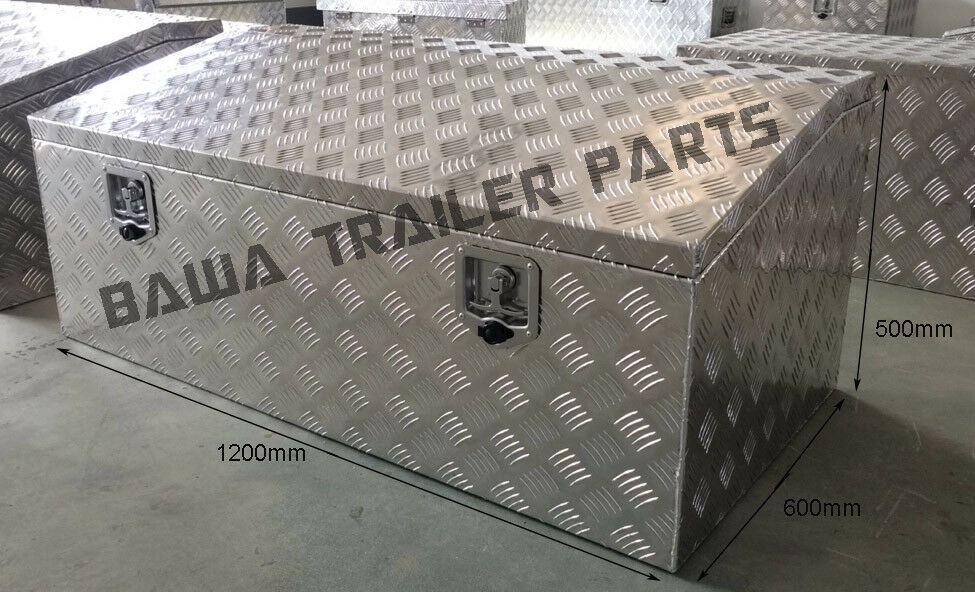 1200MM ALUMINIUM TOOL BOX Trailer Caravan Ute Tool Kit Box - Image 2