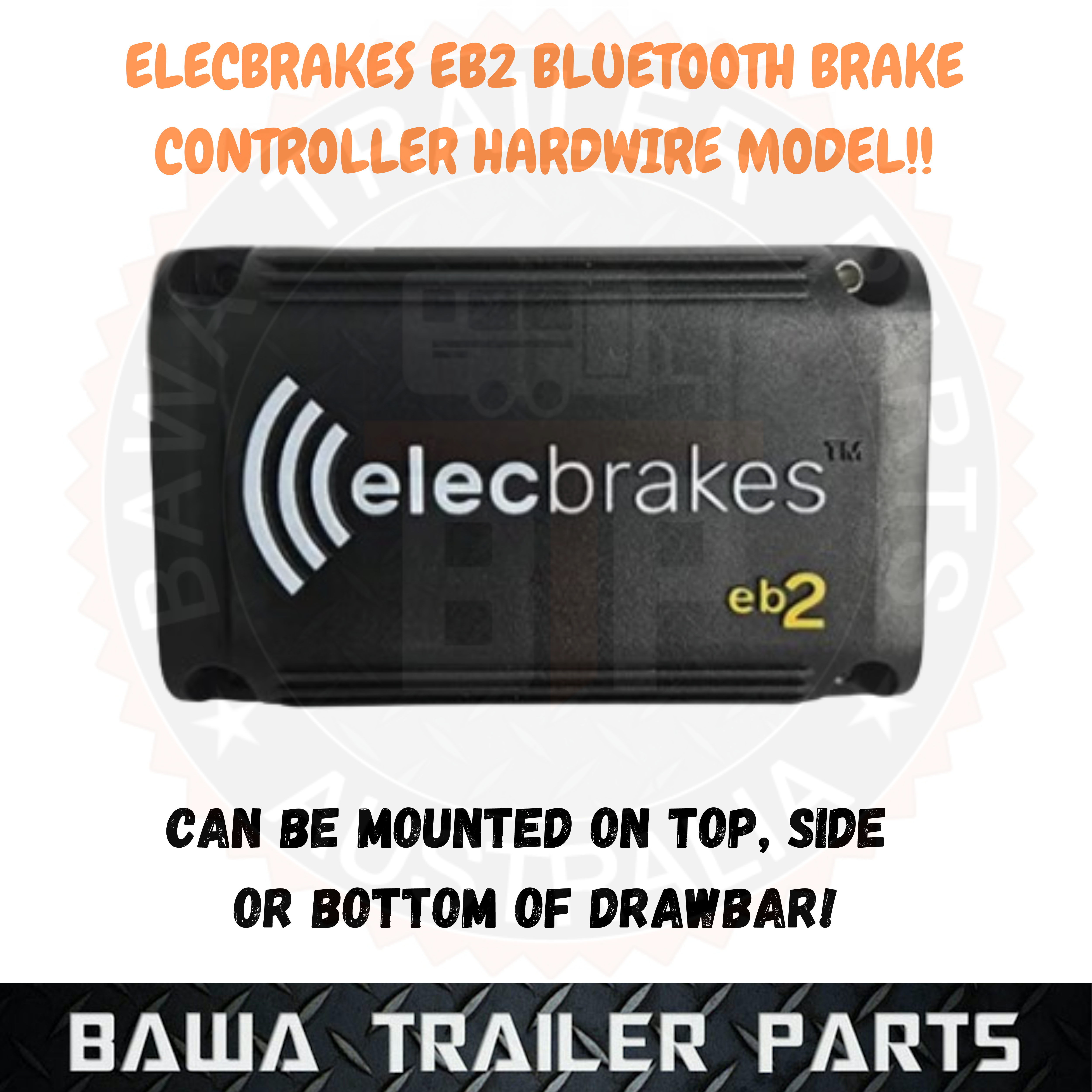 Elecbrakes EB2 Model Brake Controller With Adapter Flat to Flat Plug Bluetooth!! - Image 2