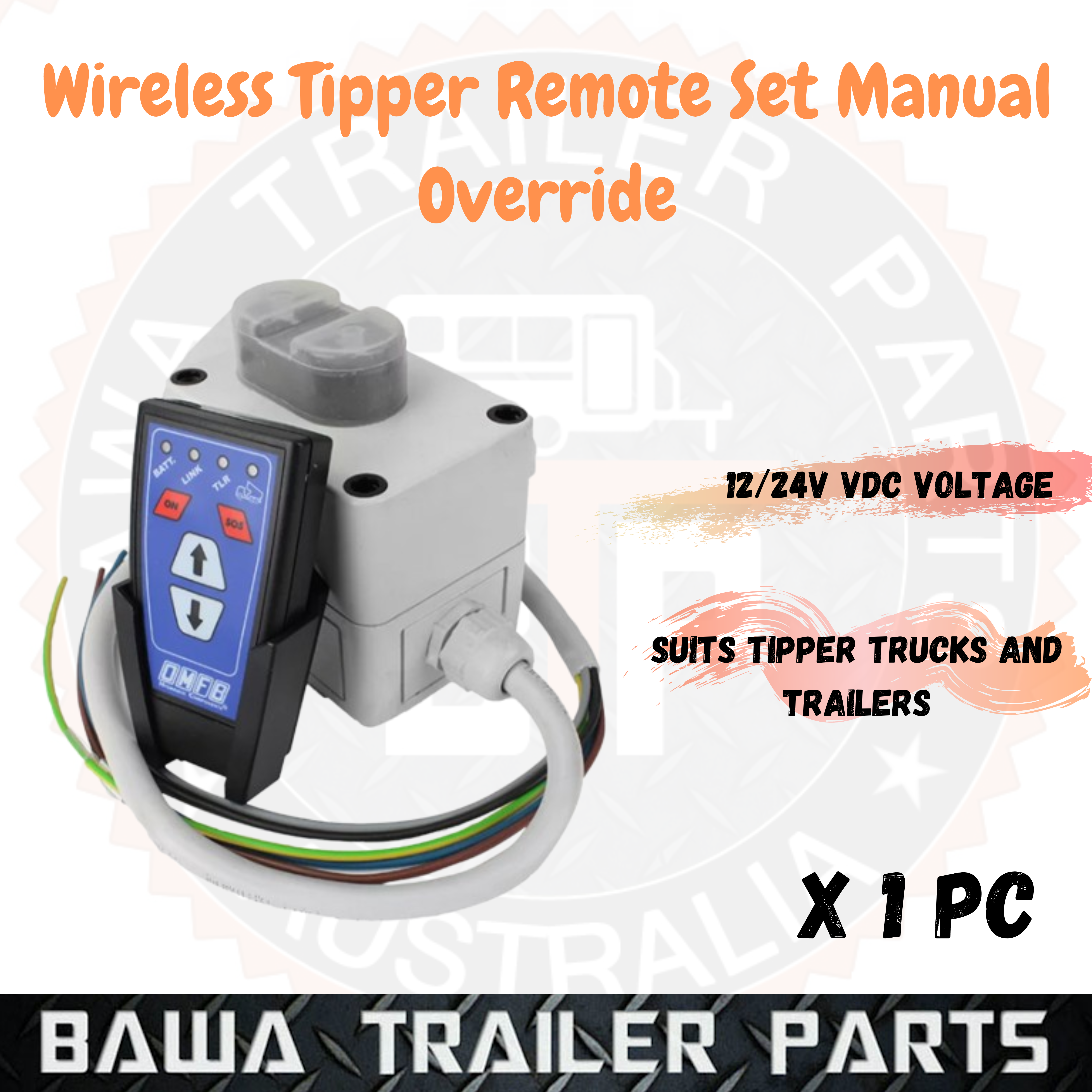 Wireless Tipper Remote Set- Manual Override